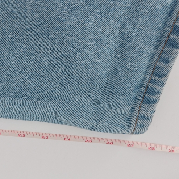 Merci Denim High-Waist Loose Fit Taper Leg Jeans Size 28 - Picture 10 of 10